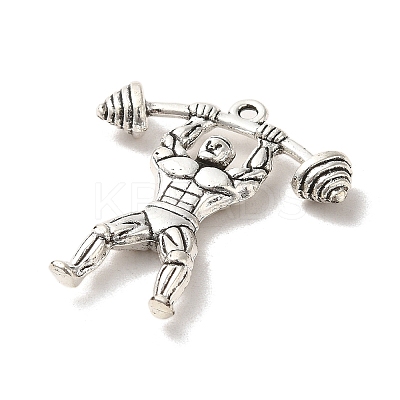 Tibetan Style Alloy Sport Pendants PALLOY-M217-43AS-1