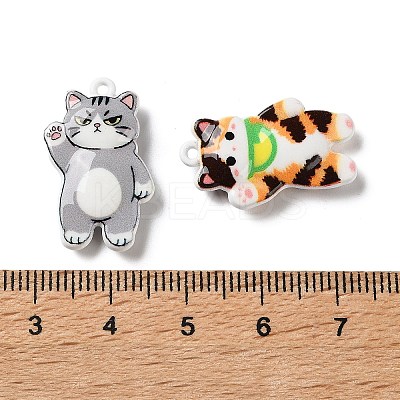 Printed Alloy Pendants AL-CBA91DB-01-1
