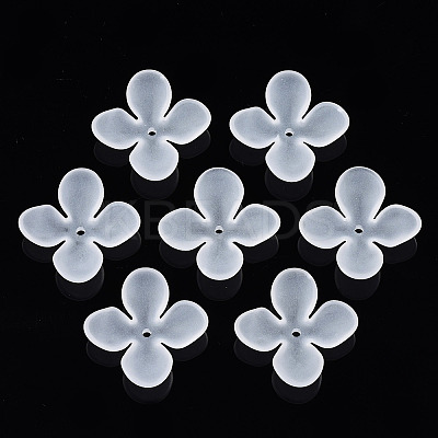 Transparent Acrylic Beads X-FACR-N005-003-1
