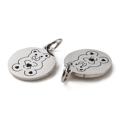 Non-Tarnish 304 Stainless Steel Charms STAS-D050-07P-08-1
