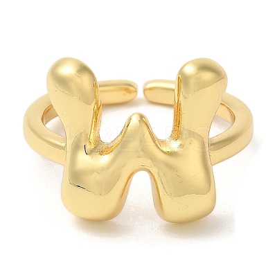 Brass Open Cuff Rings RJEW-U008-06W-G-1