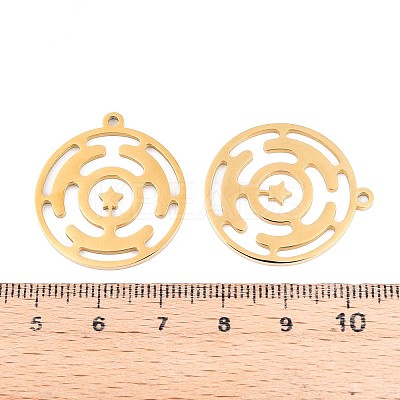 304 Stainless Steel Pendants STAS-N108-40G-1