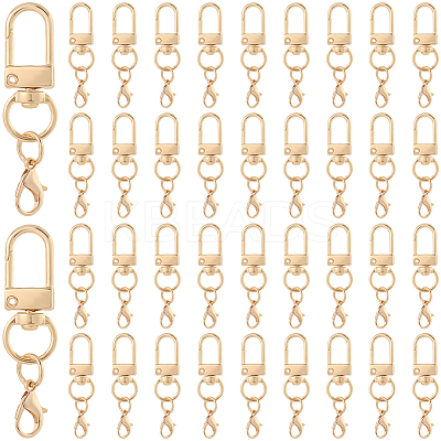 40Pcs Zinc Alloy Swivel Clasps FIND-SP0004-28KCG-1