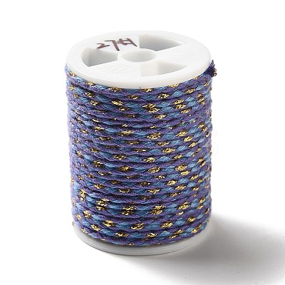 4-Ply Polycotton Cord with Metallic Thread OCOR-Z003-D107-1