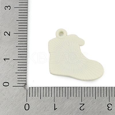 Christmas Theme Spray Painted Alloy Enamel Pendants ENAM-Z020-01B-1