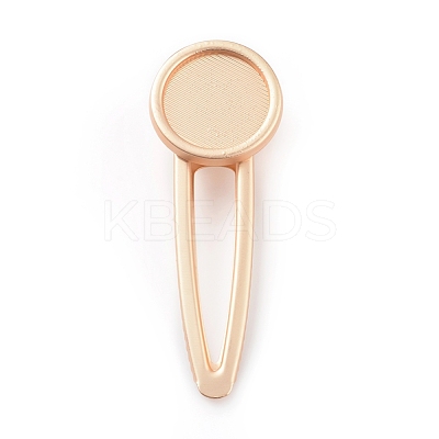 Zinc Alloy Alligator Hair Clip Findings PALLOY-E564-35MKCG-1