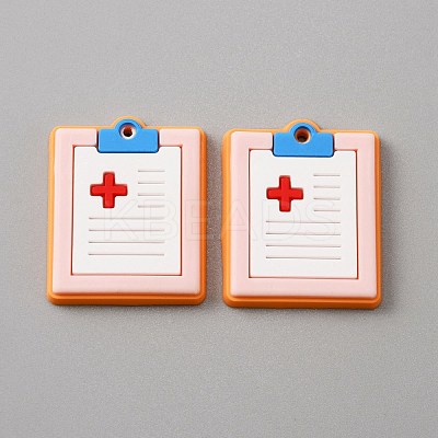 PVC Plastic Pendants KY-WH0036-45-1