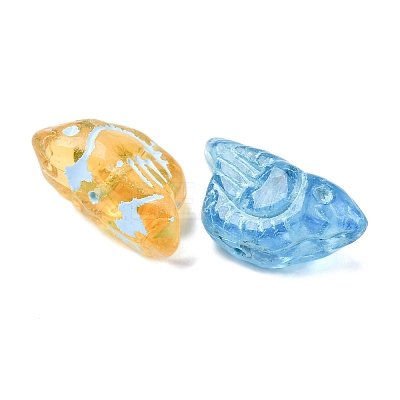 Painted Handmade Lampwork Beads FIND-C076-09-1