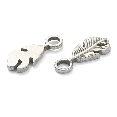 Non-Tarnish 304 Stainless Steel Charms STAS-P279-31P-1