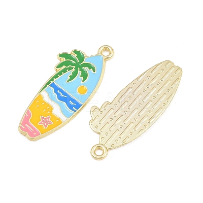 Ocean Alloy Enamel Pendants FIND-E057-02I-1