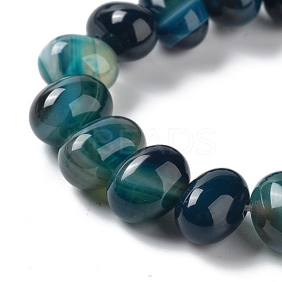 Natural Agate Beads Strands G-G021-03B-17-1