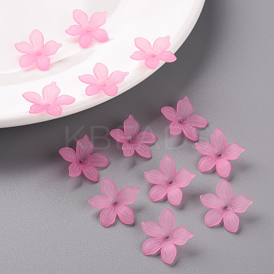 Frosted Acrylic Bead Caps MACR-S371-05A-704-1