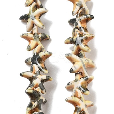 Synthetic Turquoise Dyed Beads Strands G-P507-04L-1