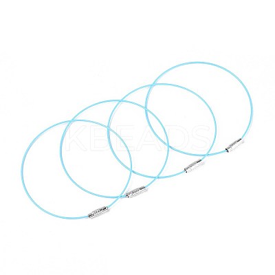 Steel Wire Bracelet Cord DIY Jewelry Making TWIR-R004-14-1