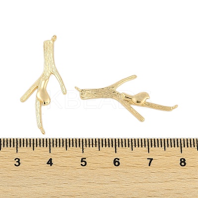 Brass Pendants KK-S395-01G-1