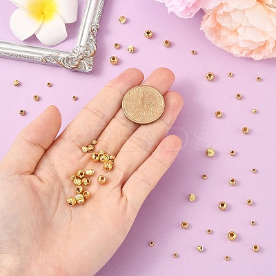 20Pcs Brass Spacer Beads KK-YW0003-18A-P-1