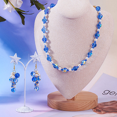 2 Strands Transparent Electroplate Glass Beads Strands EGLA-TA0001-74-1