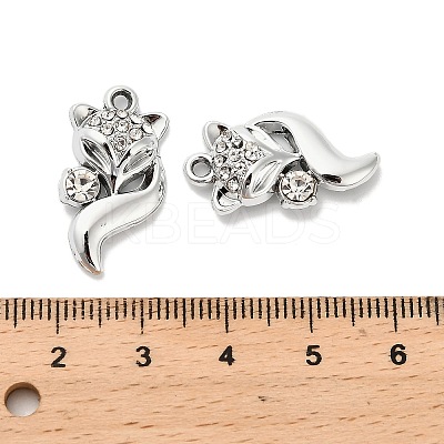 Alloy Crystal Pendants FIND-I043-02P-1