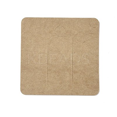 Square Paper Hair Clip Display Cards LS-DIY-B061-01A-06-1