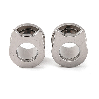 Non-Tarnish 304 Stainless Steel Ear Plugs Gauges AJEW-B029-04-1