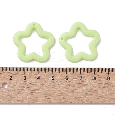 Opaque Acrylic Pendants MACR-M042-02-1