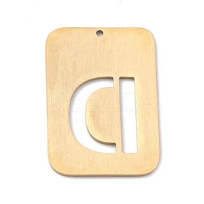 Ion Plating(IP) 304 Stainless Steel Pendants STAS-K216-49D-G-1