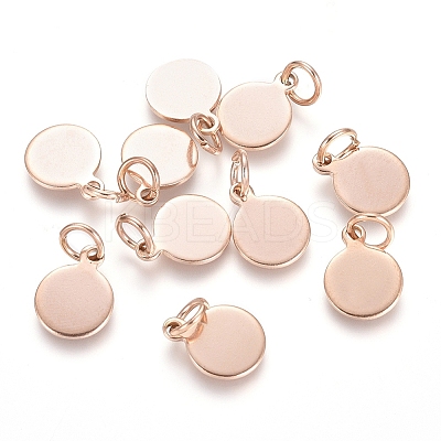 Ion Plating(IP) 304 Stainless Steel Charms STAS-I124-02B-RG-1