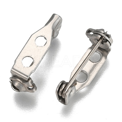 Tarnish Resistant 304 Stainless Steel Brooch Findings Sets STAS-G137-52P-04-1