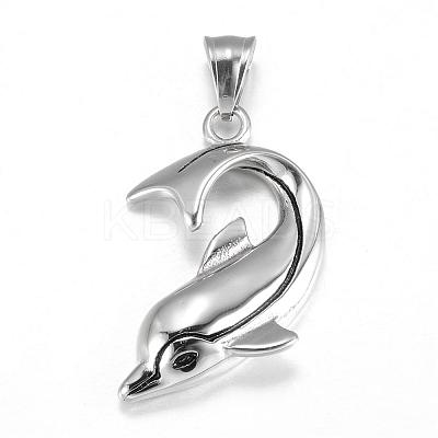 Tarnish Resistant 316 Surgical Stainless Steel Pendants STAS-P039-080P-1