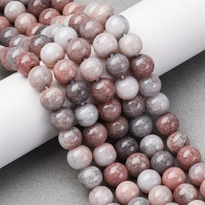 Ombre Effect Dyed Glass Beads Strands X-GLAA-T031-01O-14-1