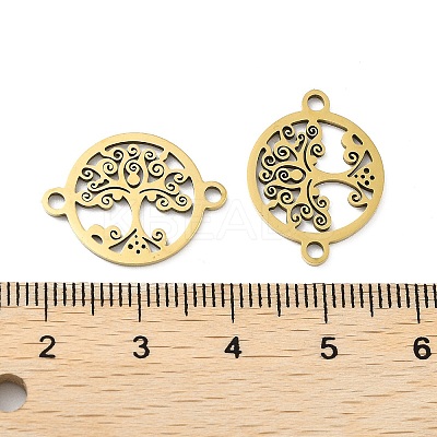 Ion Plating(IP) 201 Stainless Steel Connector Charms STAS-A090-17G-1
