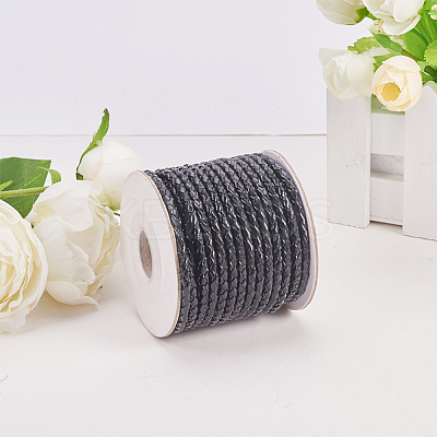 Round Braided Cowhide Cords WL-L009-01A-1