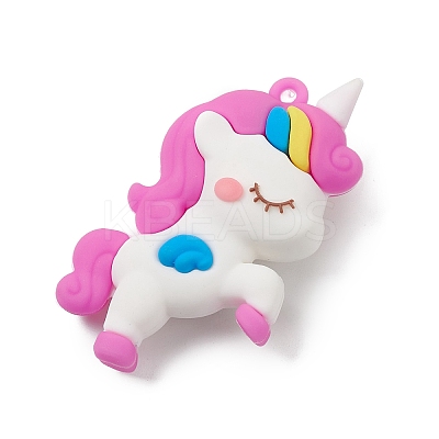 PVC Plastic Cartoon Pendants X-PVC-I001-02A-1