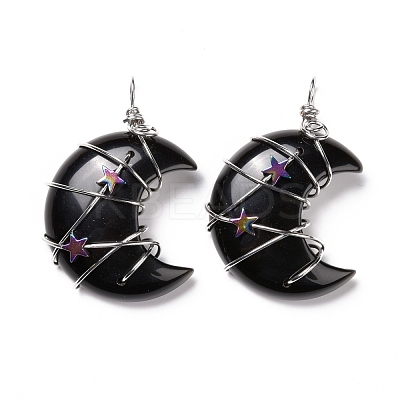 Natural & Synthetic Gemstone Pendants G-B023-01P-1