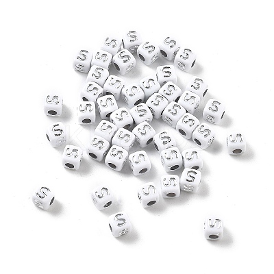 Opaque Acrylic Beads OACR-D282-06S-1