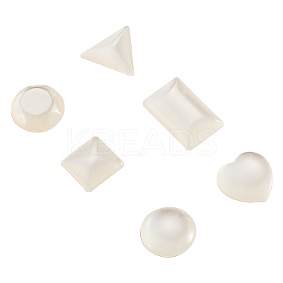 Opaque Resin Cabochons RESI-CJ0001-122-1