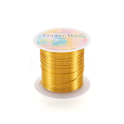 Round Copper Beading Wire for Jewelry Making YS-TAC0004-0.8mm-03-1