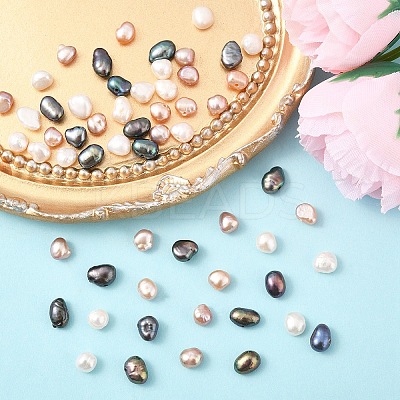 10Pcs Natural Cultured Freshwater Pearl Beads PEAR-YW0001-07A-1