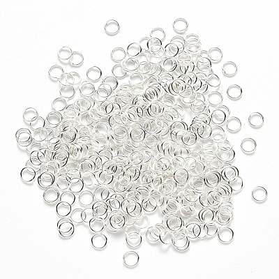 Brass Open Jump Rings X-KK-S358-001S-1