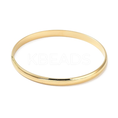 Ion Plating(IP) Fashion Polished 304 Stainless Steel Plain Bangles LS-BJEW-L664-024C-G-01-1