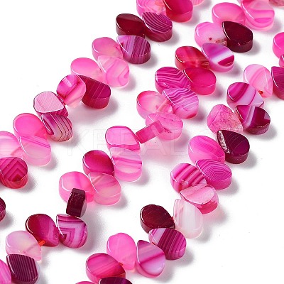 Natural Agate Beads Strands G-G021-04A-07-1