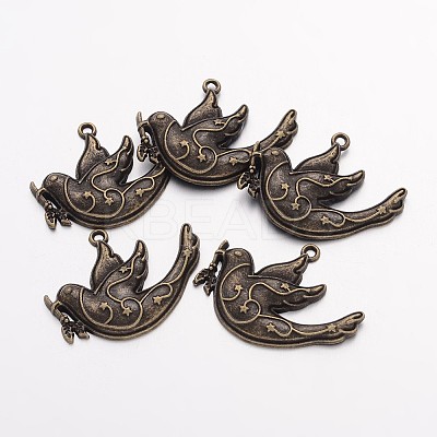 Tibetan Style Alloy Pendants LS-TIBEP-GC128-AB-NR-1