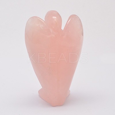 Natural  Rose Quartz Home Display Decorations DJEW-L009B-02-1