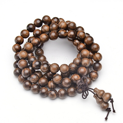 5-Loop Wrap Style Buddhist Jewelry BJEW-S125-20-1