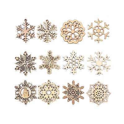 Laser Cut Unfinished Wood Pendants WOOD-CJC0004-001-1
