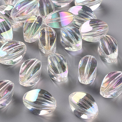 Transparent Acrylic Beads TACR-S156-002-1
