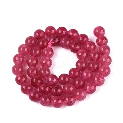 Natural Quartz Beads Strands G-T129-01-8mm-1