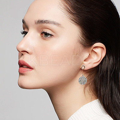 40Pcs 10 Styles Alloy Rhinestone Pendants ALRI-AR0001-09-1