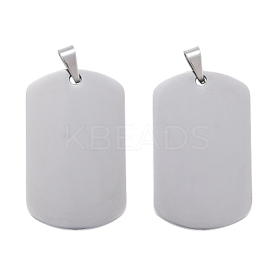 Anti-Tarnish 304 Stainless Steel Pendants STAS-I311-03A-P-1