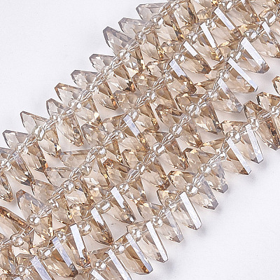 Electroplate Glass Beads Strands EGLA-S176-05A-B02-1